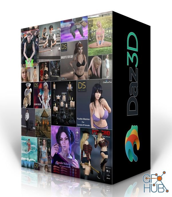 Daz 3D, Poser Bundle 4 January 2021