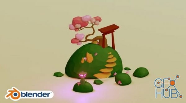 Skillshare – Create A Low-Poly Japanese Scene In Blender