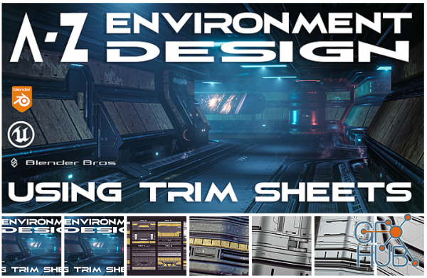 Blender Market – A-Z Environment Design Using Trim Sheets