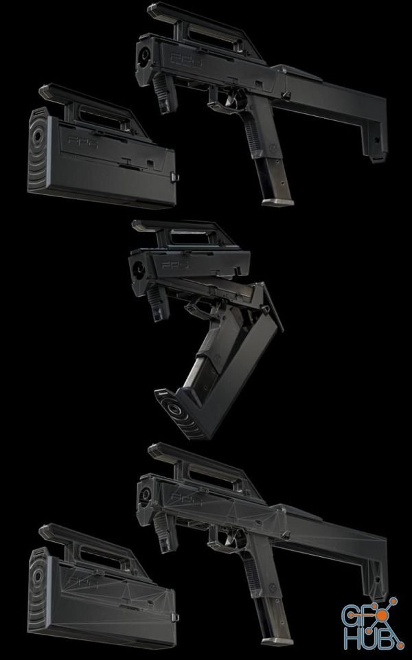 3D Model – Magpul FMG-9 PBR | GFX-HUB