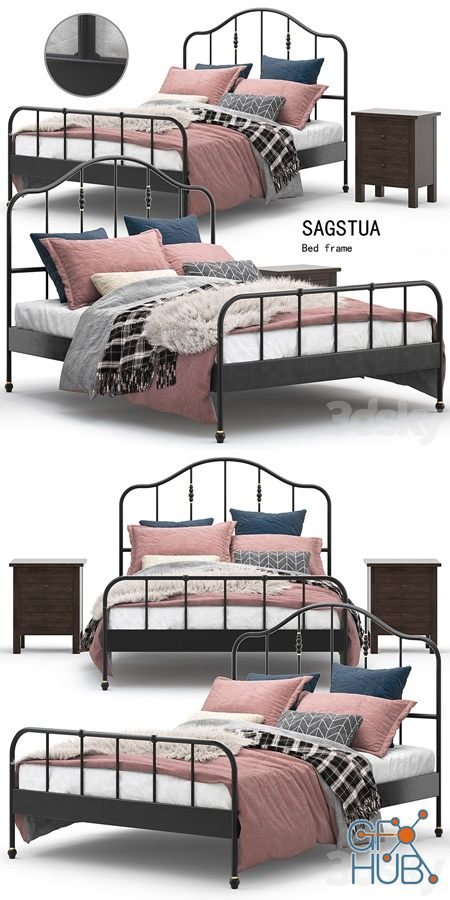 IKEA SAGSTUA Bed