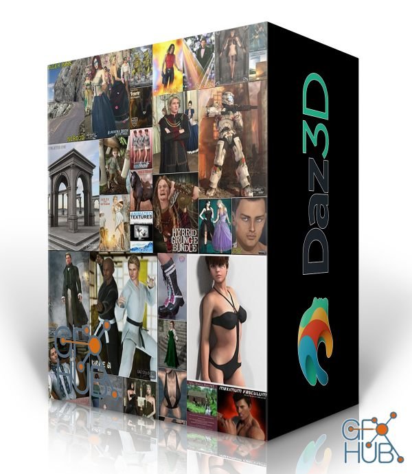 OLD Models Daz3D Poser Bundle January 2021