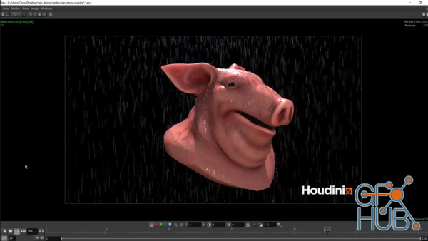 Skillshare – Introduction to VFX w/ Houdini Series: Making it Rain!