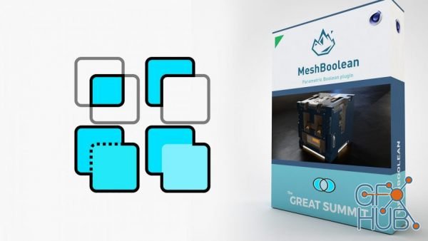 MeshBoolean v1.8 for Cinema 4D (Win/Mac)