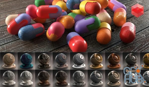 Gumroad – Redshift Shader Suite for C4D v4.0