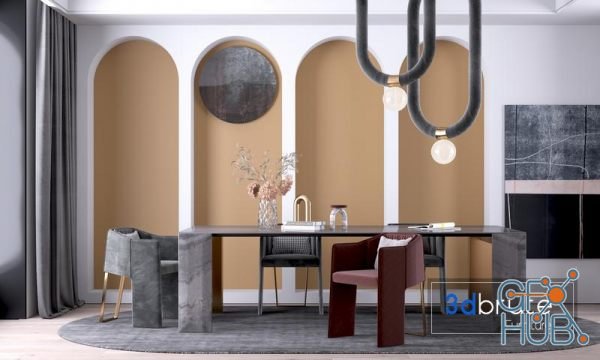 Table and chair furniture 1-37
