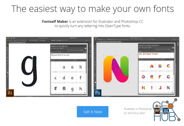 Download Fontself Maker for Photoshop CS5