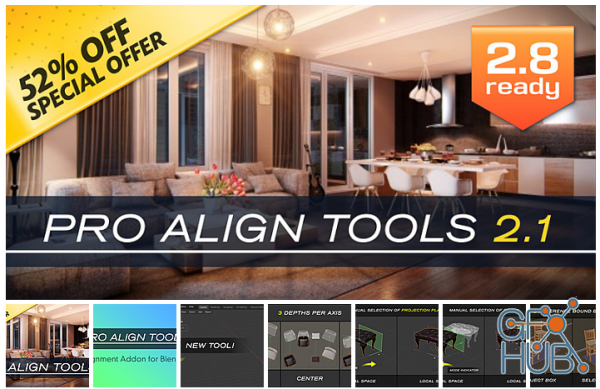 Blender Market – Pro Align Tools v2.1.2