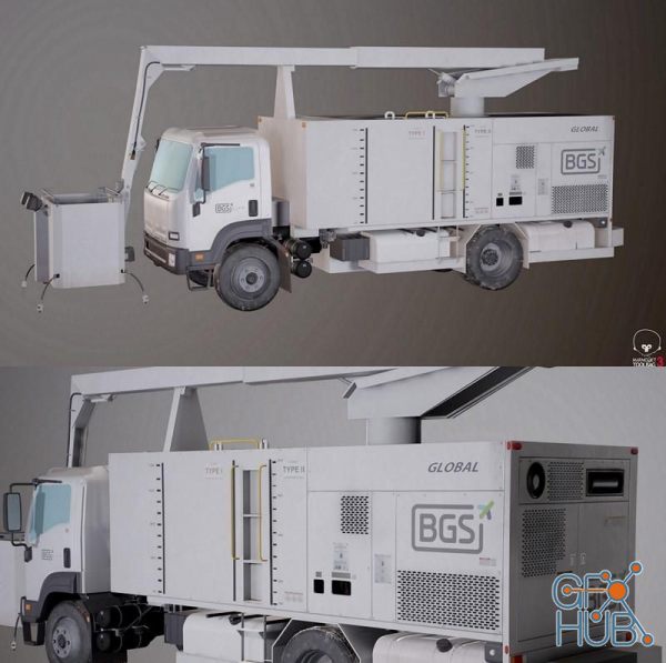 Airport Service Truck PBR