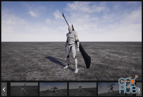 Unreal Engine Asset – GreatSword Animset