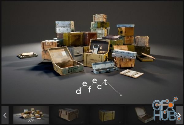 Unreal Engine Asset – Military Crates Vol.1