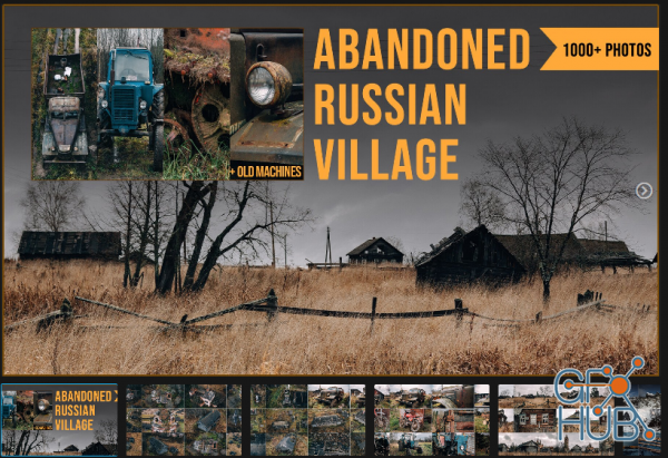 ArtStation Marketplace – 1000+ Abandoned Russian Village Reference Pictures