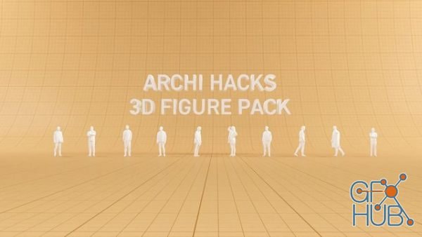 Gumroad – Archi Hacks 3D Human Figures for Rhino V-Ray