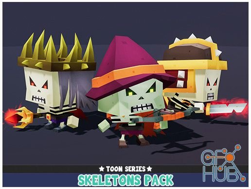 Unity Asset – Toon Skeletons Pack