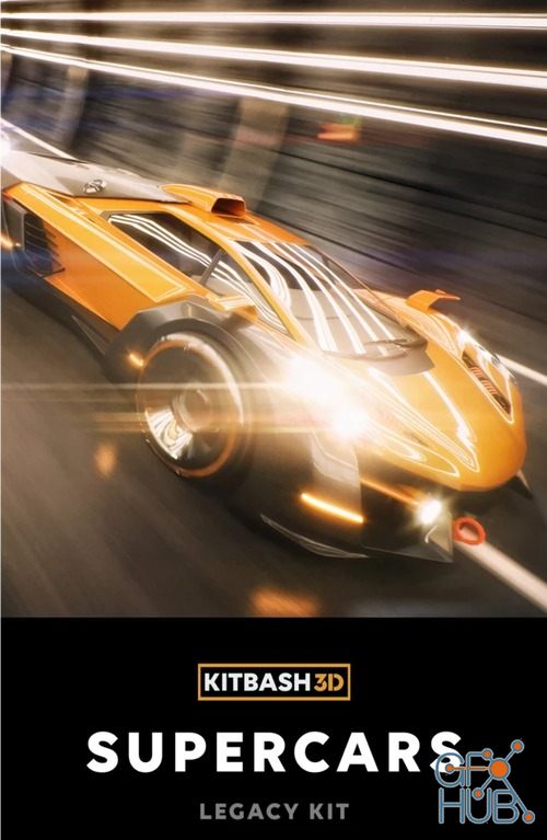 Kitbash3D – Veh: Supercars