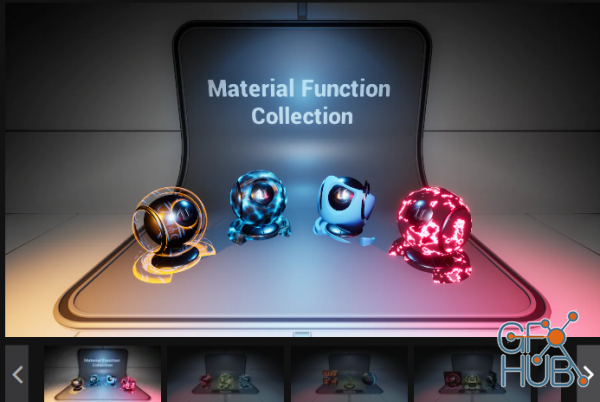 Unreal Engine Marketplace – Material Function Collection