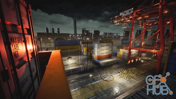 Unreal Engine Marketplace – Container Yard Environment Set