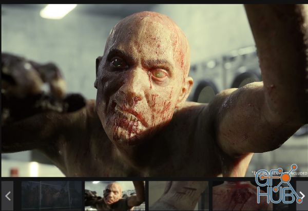 Unreal Engine Marketplace – Modular Bloated Zombies W/ Dismemberment