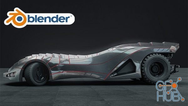 Udemy – Blender: Create and rig realistic Batmobile from A to Z