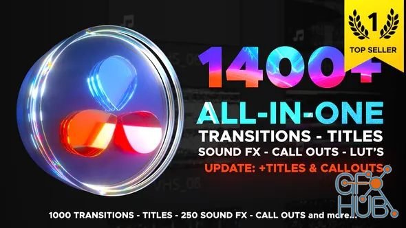 Videohive – Transitions Library for DaVinci Resolve