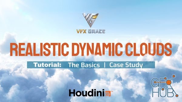 Gumroad – VFX Grace – Houdini realistic dynamic clouds