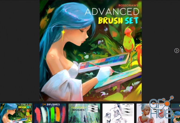 ArtStation Marketplace – Rossdraws' Advanced Brush Set