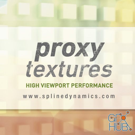 Spline Dynamics ProxyTextures v1.05 for 3ds Max