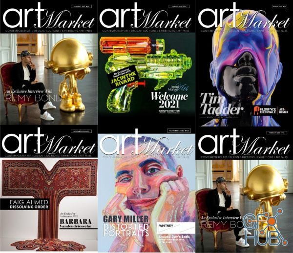 Art Market set of magazines (2020-2021)