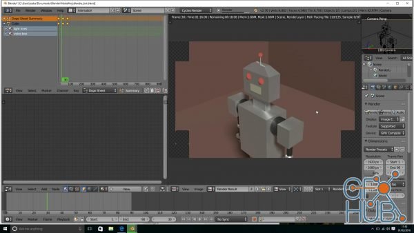 Skillshare – Learn Blender 3D – Become An Artist By Creating Over 50 Models With 3D Modelling Workflows