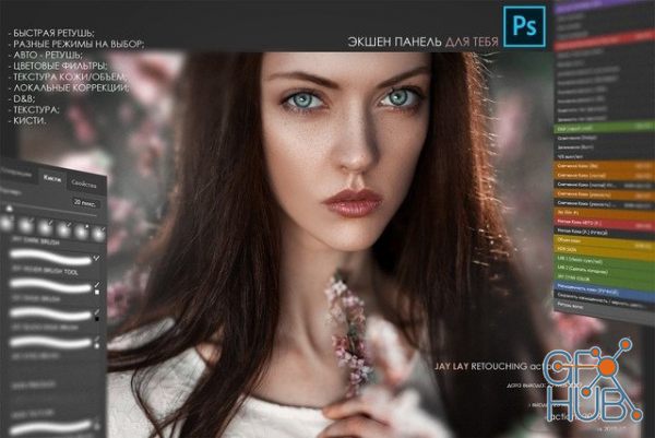 Action Panel for Adobe Photoshop by Jay Lay