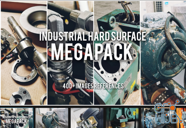 ArtStation Marketplace – Industrial Hard Surface Megapack References