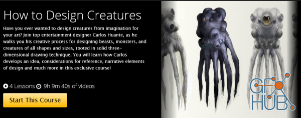 New Masters Academy – How to Design Creatures with Carlos Huante