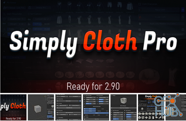 Blender Market – Simply Cloth Pro