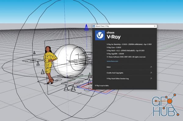 V-Ray 5.10.03 for SketchUp 2017 to 2021 Win x64