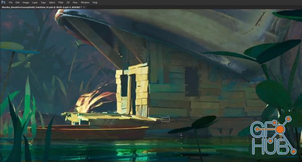 ArtStation – 3D to 2D Workflow for Environment Design