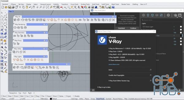 V-Ray v5.10.03 for Rhinoceros 6-7 Win x64