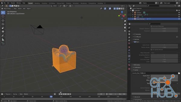 Skillshare – Learn Blender 3D – Getting Started With Fluid Physics