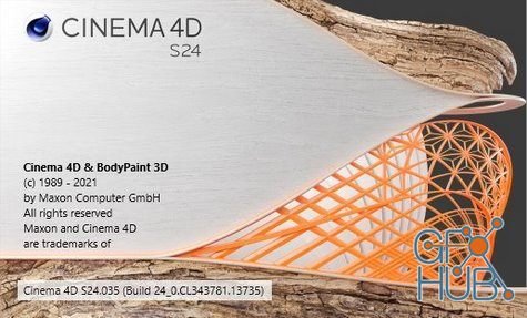 Maxon CINEMA 4D Studio S24.035 Win/Mac x64