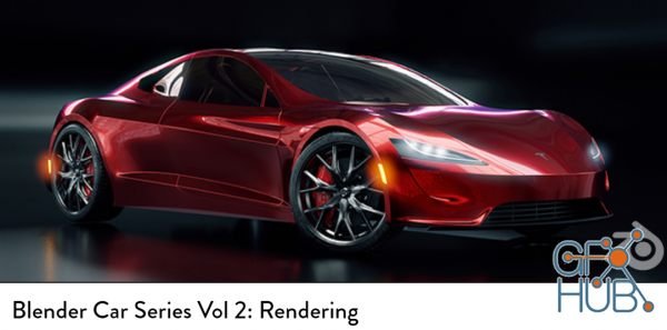 CG Fast Track – Blender Car Series Vol 2 Rendering