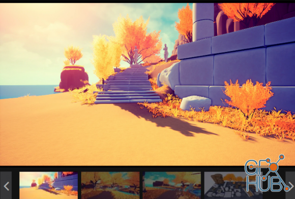 Unreal Engine Marketplace – Stylized Lost Island v4.24