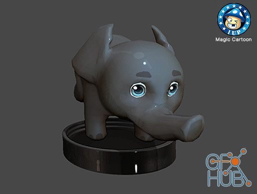 Unity Asset – 1UP Magic Cartoon – Elephant