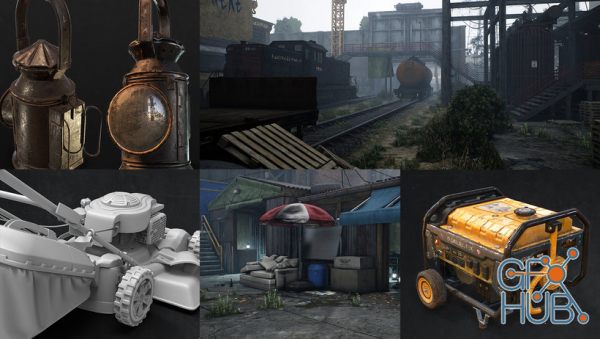 Domestika – Creation of realistic props for video games