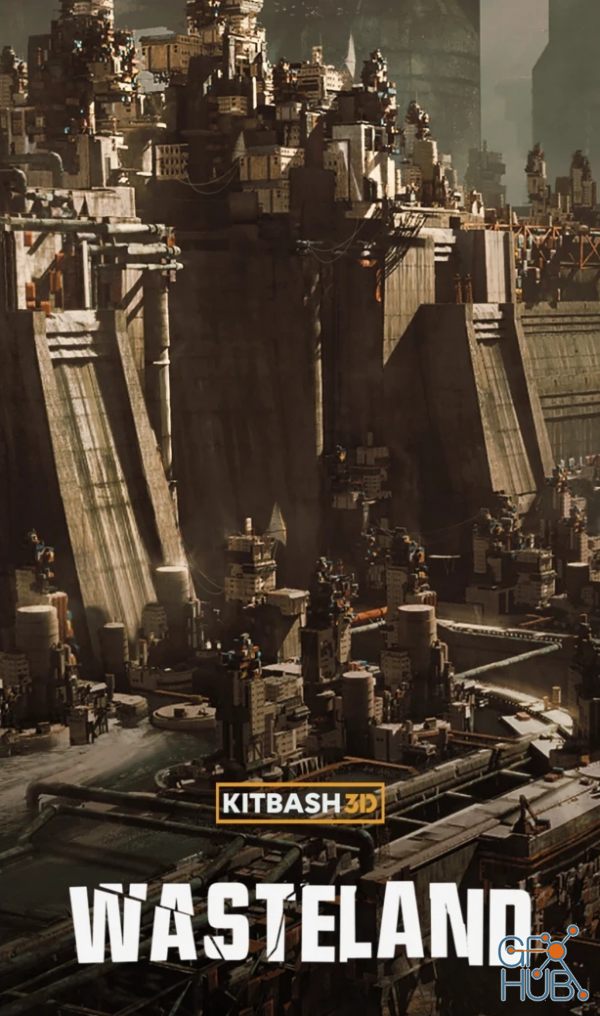 Kitbash3D – Wasteland (FULL)