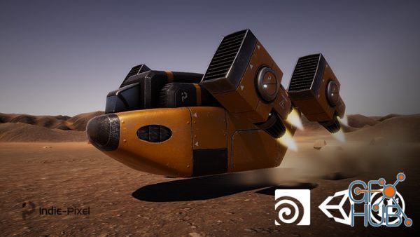 Udemy – Vehicle Modeling in Houdini 16.5 – SciFi Dropship