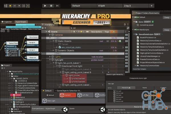 Unity Asset – Hierarchy + Project PRO + C#