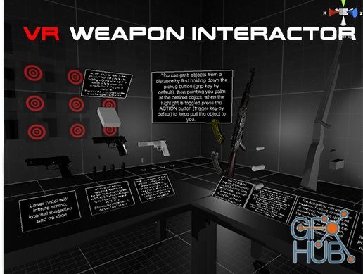 Unity Asset – VR Weapon Interactor