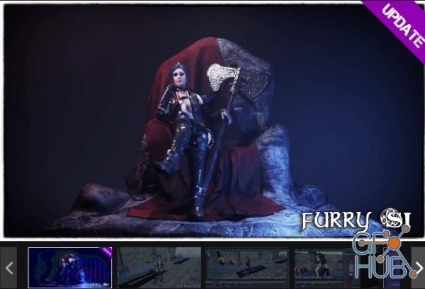 Unreal Engine Marketplace – FurryS1: Fantasy Warrior