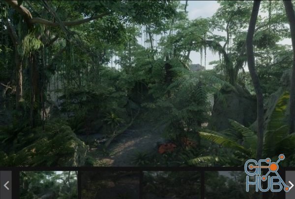 Unreal Engine Marketplace – Tropical Jungle Pack
