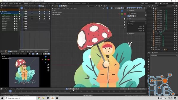 Skillshare – Bring Your Illustrations to Life with Blender 3D