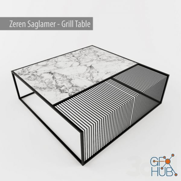 Grill Table by Zeren Saglamer